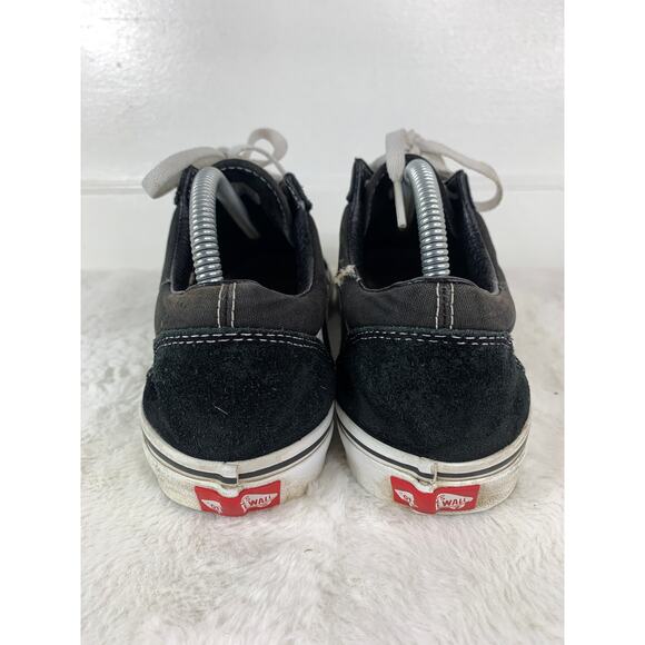 Vans Old Skool Black/White Canvas/Suede Sneakers Men's Size 8 - Picture 3 of 9